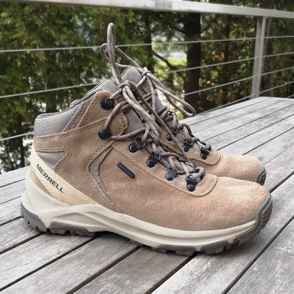 Merrell Tan Lace Up Boots